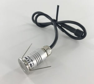 Stainless steel mini outdoor led underground lights, 1W / IP67 / DC12V/Cutout 18mm