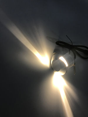 3 Watt LED Outdoor Landscape Lighting / LED Buried Lights 2700K 4000K Silver Finished Body Color