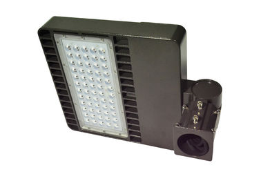 100W Aluminum LED Parking Lot Lighting IP65 Bracket For Square / Round Pole, wall