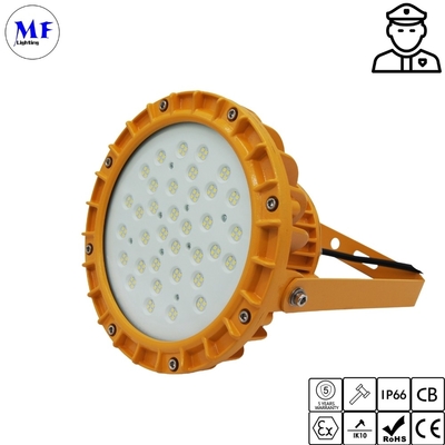 60W 100W 200W Atex LED Explosion Proof Light With  IP66 IK10  For Oil Chemical And Marine Gas Industry