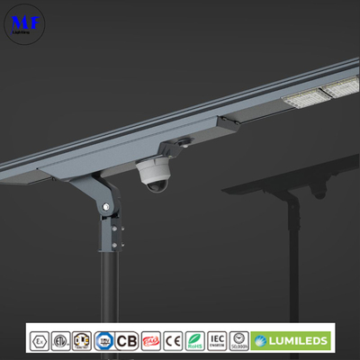 IP66 Outdoor LED Solar Street Light With IR/Motion Sensor Security CCTV Camera