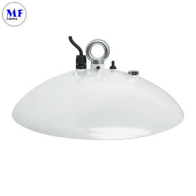 NSF 60W-200W UFO LED High Bay Light With Motion Sensor IP66 For Food Processing Plant Factory Warehouse