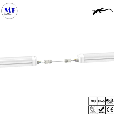 10W-50W 2-5FT LED Tri Proof Light With IP66 CCT Power Switch For Car Washes Store Subway Station