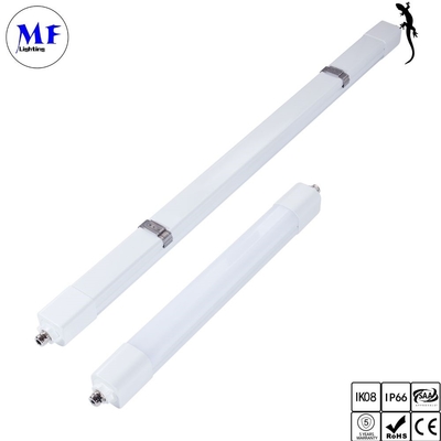 LED Vapor Tight Light Fixture LED Tri Proof Light With Sensor Emergency Kit For Underground Parking Ramp Warehouse