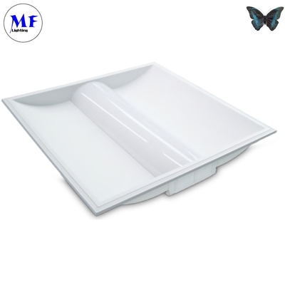 Square Drop Ceiling 35W Supermarket Plastic LED Center Basket Troffer Panel Light For Hospital School Office Hotel