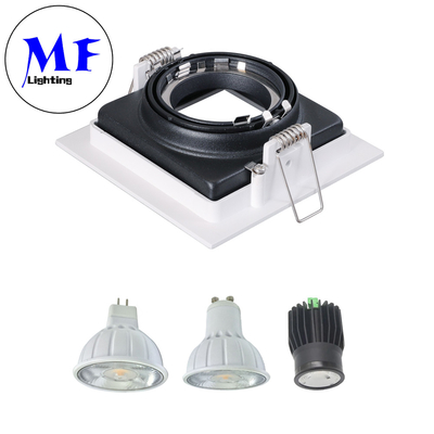 MR16 GU10 Gu5.3 Adjustable Angle Down Lighting Replaceable Indoor Ceiling Embedded Surface Mounted Recessed Light