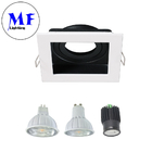 MR16 GU10 Gu5.3 Adjustable Angle Down Lighting Replaceable Indoor Ceiling Embedded Surface Mounted Recessed Light