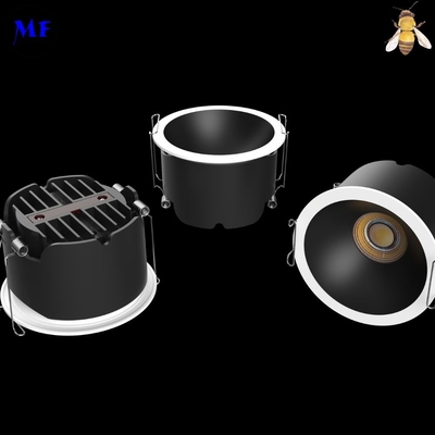 Spot LED Down Light 2.5/3/3.5/4/5/6 Inch 10W-40W Square Recessed Ceiling Lamp Hallway Closet Garage Space Showroom