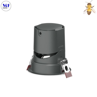 Round Shape IP40 18W Grey Aluminum Housing 100lm/W 3CCT Cutting Size 55/75/100mm LED Indoor Spotlight Down Light