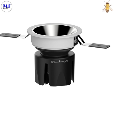 High End LED Ceiling Down Light Multiple Beam Angle 7W / 10W 75mm Cutting Size IP43 LED Ceiling Concealed COB Spot Lamp