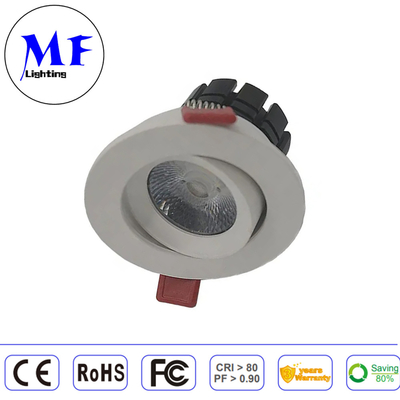 Recessed COB LED Indoor Ceiling Down Light Tunable White Flicker Free 5 Years Warranty Aluminum Frame