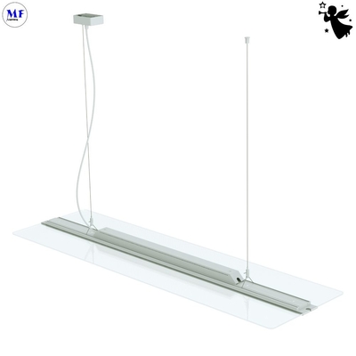 50W 60W 75W White Black Silver Finish 3000K 4000K 5000K Hanging Suspension LED Square Pendent Panel Light