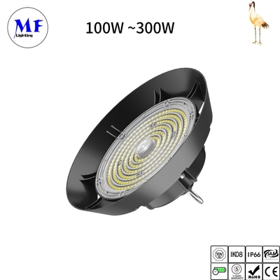 High Power IP65 LED UFO High Bay Light Waterproof 100W-300W For Supermarket Workshop Underground Parking Lot