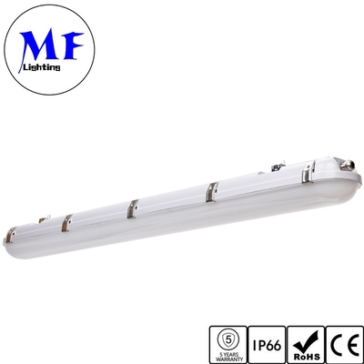 2FT 4FT 5FT LED Tri Proof Light Vapor Tight Light Fixture Waterproof IP66 20W 40W 60W For Tunnel Railway Train Station