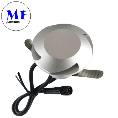 6063 Aluminum Deck Inground Light LED Whirlwind Buried Lights  IP67 Outdoor Garden Landscape Buried Underground