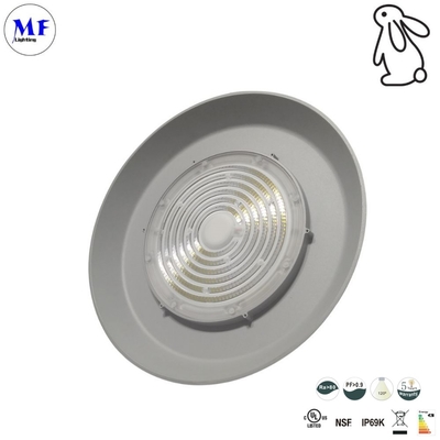 NSF IP69K IP66 LED UFO High Bay Light 100-200W 150lm/W For Freezers Cold Storage Production Floor Food Processing Area