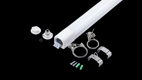 50W 6000K LED Tri-Proof Light CCT Adjustable with Plastic Material IP66 Waterproof Lamp for Factory and Warehouse