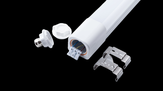 50W 6000K LED Tri-Proof Light CCT Adjustable with Plastic Material IP66 Waterproof Lamp for Factory and Warehouse
