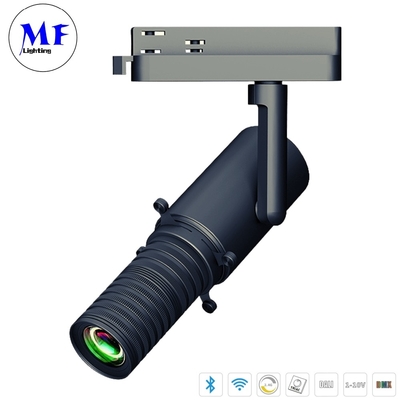 Gobo Porjector Shapeable LED Spot Track Light 5 Years Warranty With Smart Control 10W 28W Full Cut-Off Luminaire