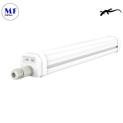 160lm/W IP66 LED Triproof Light 18W36W80W IK08 with Emergency Sensor For Indoor Warehouse