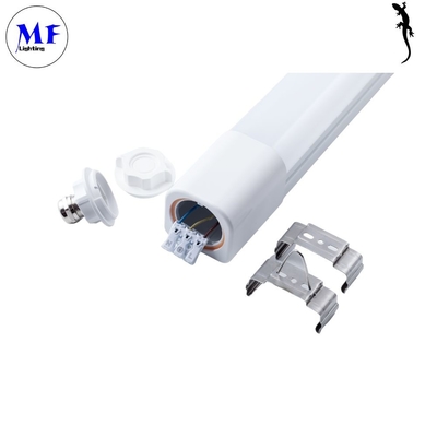 IP66 LED Triproof Light Warranty 5 Years IK08 3000K 6000K with Emergency Sensor For Indoor Warehouse