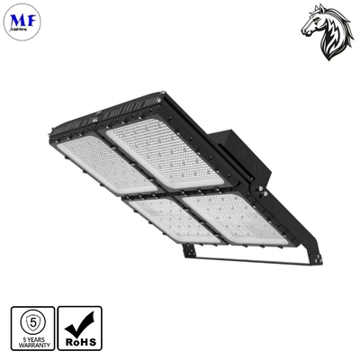 600W 150lm/W LED Flood Light 3000K/4000K/5000K Stadium Light 10KV IK08 for Soccer Fields