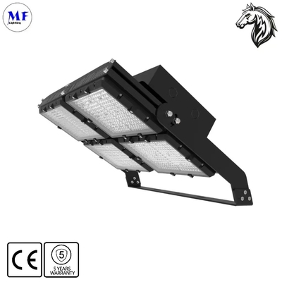 600W 150lm/W LED Flood Light 3000K/4000K/5000K Stadium Light 10KV IK08 for Soccer Fields