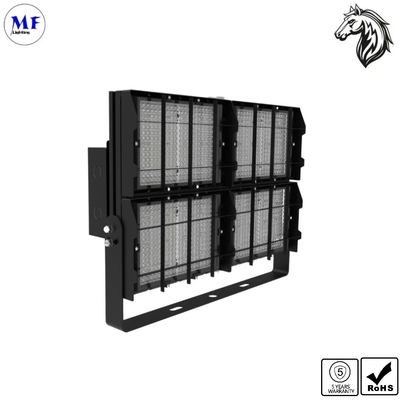 600W 150lm/W LED Flood Light 3000K/4000K/5000K Stadium Light 10KV IK08 for Soccer Fields