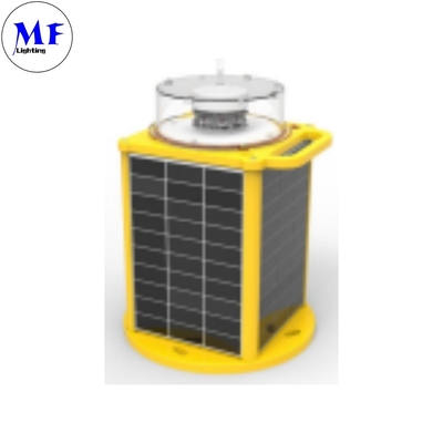 Solar Power LED Aviation Obstruction Warning Light With Red Green Yellow White Blue Flashing Navigation