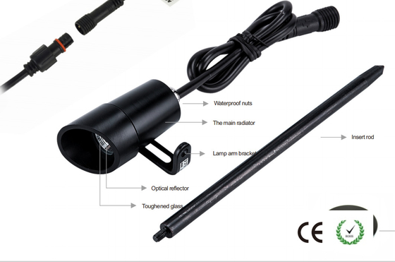3W IP67 DC12V-24V LED Landscape Light LED Spike Spot Light For Garden Trees Sculpture