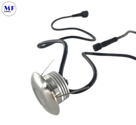 1W LED Garden Floor Light Inground IP67 Waterproof Mini LED Underground Floor Deck Spot Lights