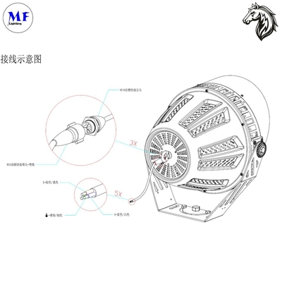 150lm/W  Warranty 5 LED Flood Light 500W-1200W With CE RoHS For Outdoor Sport Court Fields