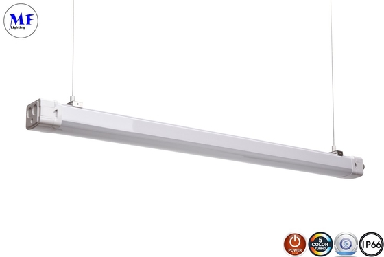 160lm/W  LED Triproof Light Years IK08 with Emergency Sensor For Indoor Warehouse