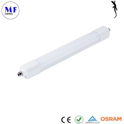 18W IP66 5 Years Warranty LED Tri-Proof Light With Fireproof PC Material For Display Racks Warehouse