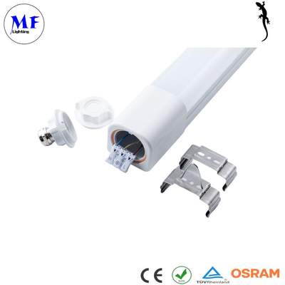 18W IP66 5 Years Warranty LED Tri-Proof Light With Fireproof PC Material For Display Racks Warehouse