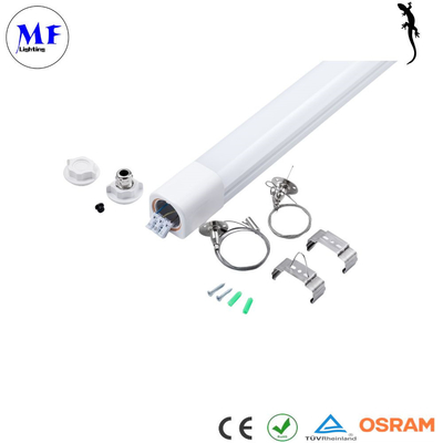 18W IP66 5 Years Warranty LED Tri-Proof Light With Fireproof PC Material For Display Racks Warehouse