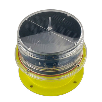 Solar Power LED Aviation Obstruction Warning Light LED Marine Lante With Red Green Yellow White Blue Flashing Navigation