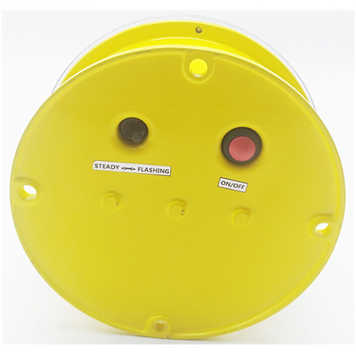 Solar Power LED Aviation Obstruction Warning Light LED Marine Lante With Red Green Yellow White Blue Flashing Navigation