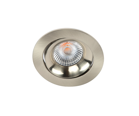 Classical IP54 Rotatable 8W 800LM LED Spot Down Light 38° Black Color 6000K Recessed Mounted With 5 Years Warranty