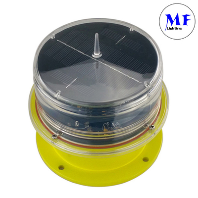 Solar Power LED Warning Waterproof  Tower Light Aircraft Warning Light Aviation Obstruction Flashing Navigation