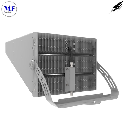 1800W 150lm/W 2700K-5700K LED Sport Stadium Lighting IK08 Durable IP66 Long Lifetime 5 Years Warranty DMX Dim For Park