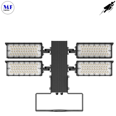 1200W 6000-6500K LED Sport Stadium Lighting 155lm/W-165lm/W 10° /20° /40° /60° /90° 5 Years Warranty For Tower Crane