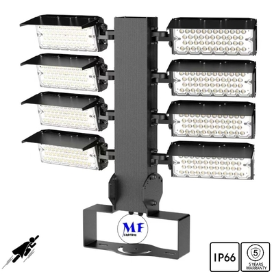 5 Years Warranty 1200W 6000K LED Sport Stadium Lighting 155lm/W-165lm/W 10° /20° /40° /60° /90° For Sports Field
