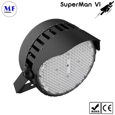 5 Years Warranty 4500K LED Stadium Flood Light 500W Glare-free ADC12 IP66 Waterproof Dustproof IK10 For Tower Crane