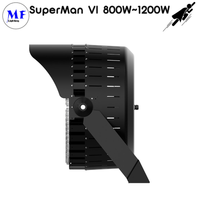 1000W IP66 Stadium LED Flood Light Dustproof Waterproof IK10 20Deg/40Deg/60Deg 160LM/W 2700K-6000K For Airport Wharf
