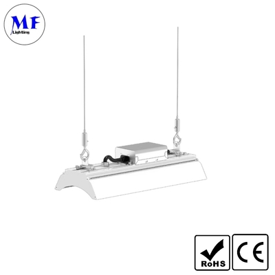 5 Years Warranty LED Linear High Bay Light 140lm/W IP66 Waterproof Dustproof 50W 3200K PF0.95 Aluminum For Supermarket