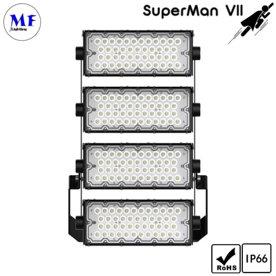 6 Years Warranty 600W Stadium LED Flood Light 3000K-6500K Aluminum+PC Material DC48V CRI80+ For Sports Fields