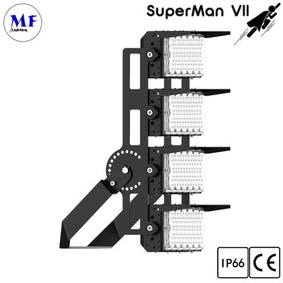 600W IP66 Stadium LED Flood Light 6 Years Warranty 3000K-6500K Aluminum 150-170lm/W DC48V CRI80+ For Badminton Fields