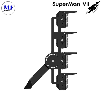 600W IP66 Stadium LED Flood Light 6 Years Warranty 3000K-6500K Aluminum 150-170lm/W DC48V CRI80+ For Badminton Fields