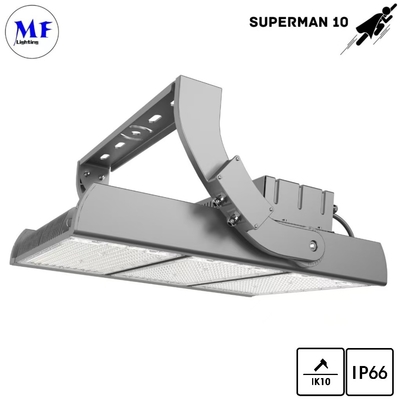 6 Years Warranty 1200W LED Football Stadium Lighting Ik10 IP66 Waterproof Aluminum Alloy Silver 6500K For Airport